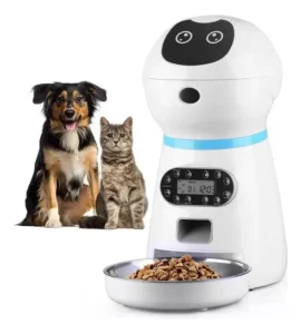 Dispensador Alimentador Automatico Para Mascotas Perros Gato 4